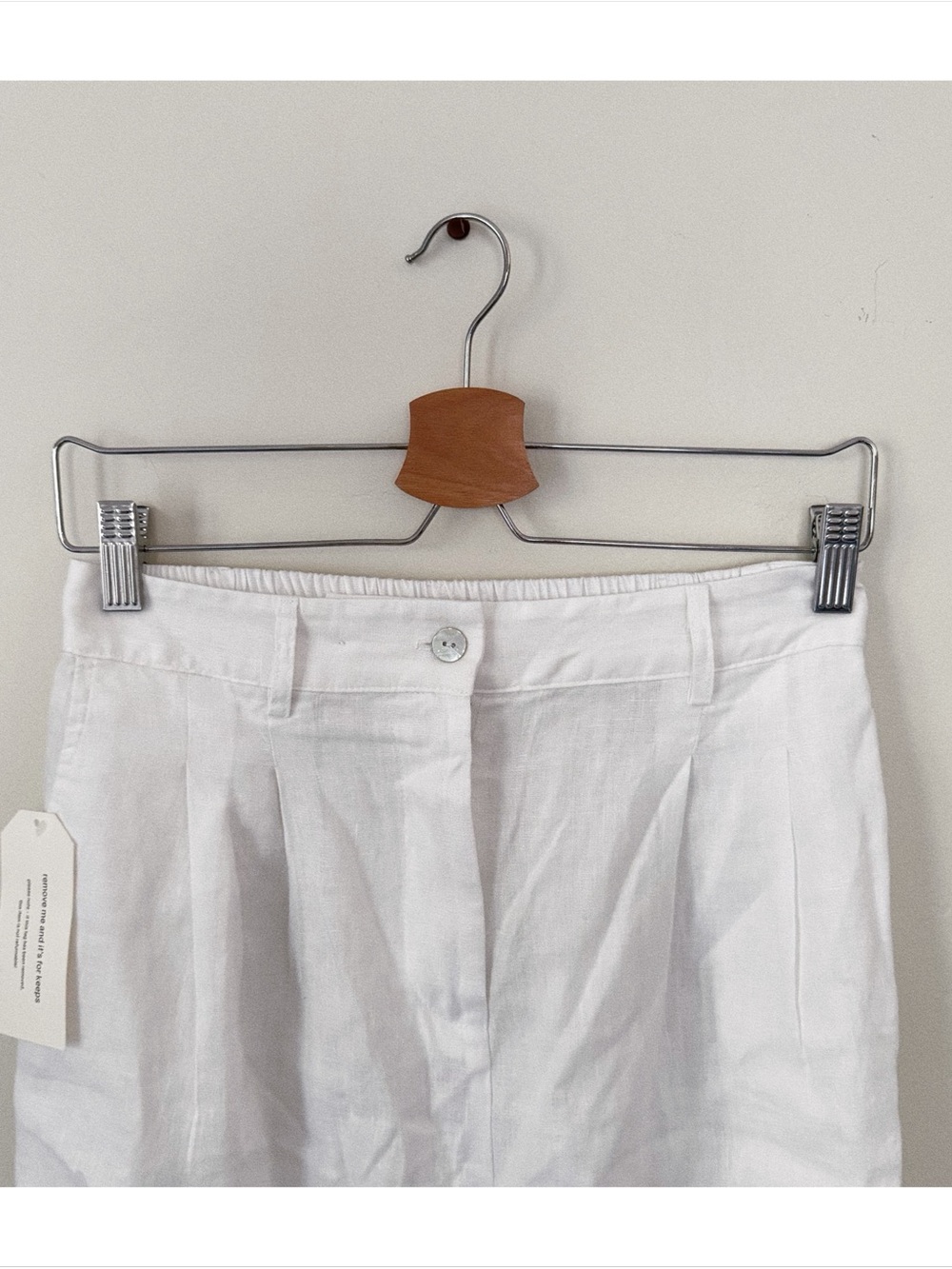 NWT donni the linen pleated short - Picture 3 of 4